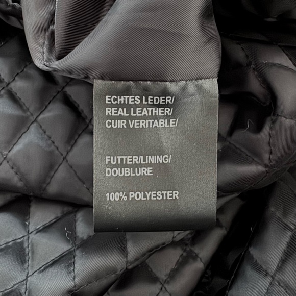 Vintage Black Genuine Leather Jacket - Picture 10 of 11